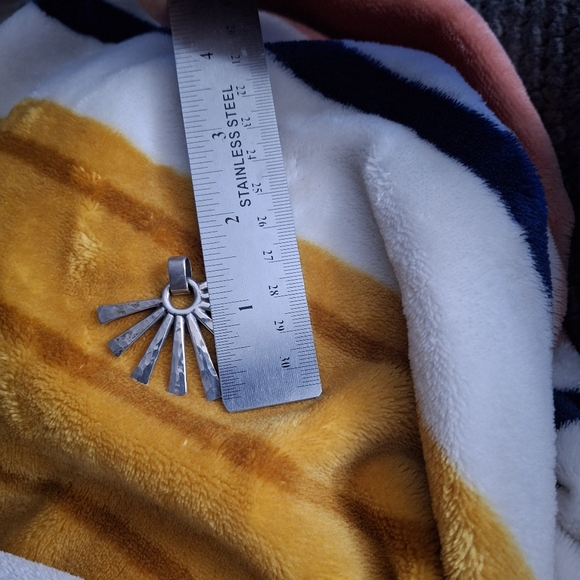 JAMES AVERY Silver Sunburst Pendant